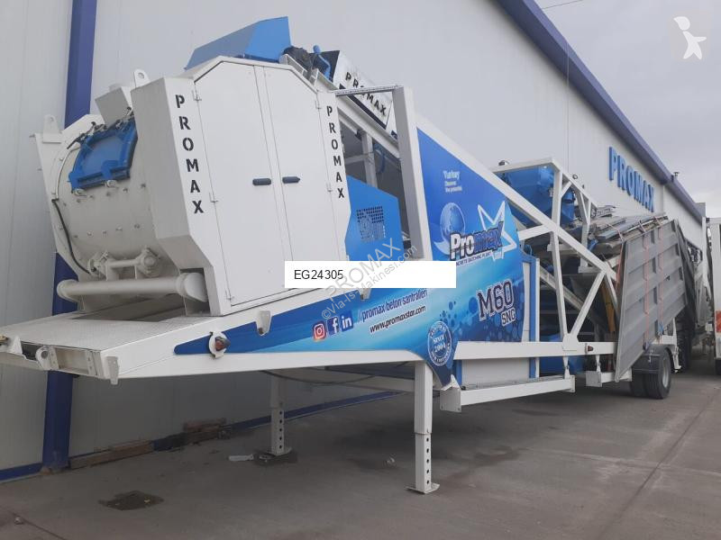 Betão  M60 m3/s Mobile Concrete Batching Plants