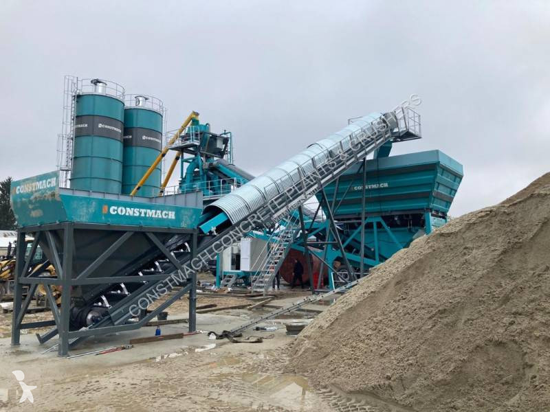 Beton Constmach 100 m³/h Mobile Concrete...