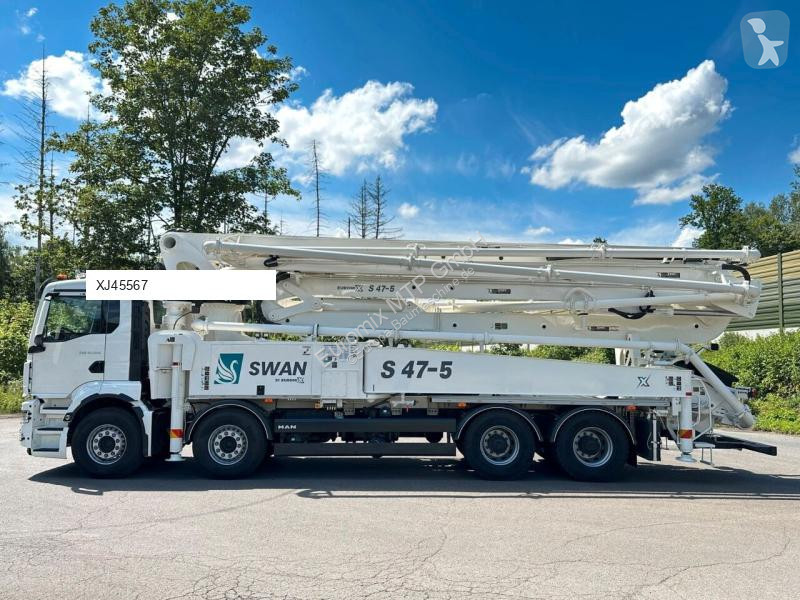 Béton Volvo FMX 500 8x4 SWAN 47m Betonpumpe...