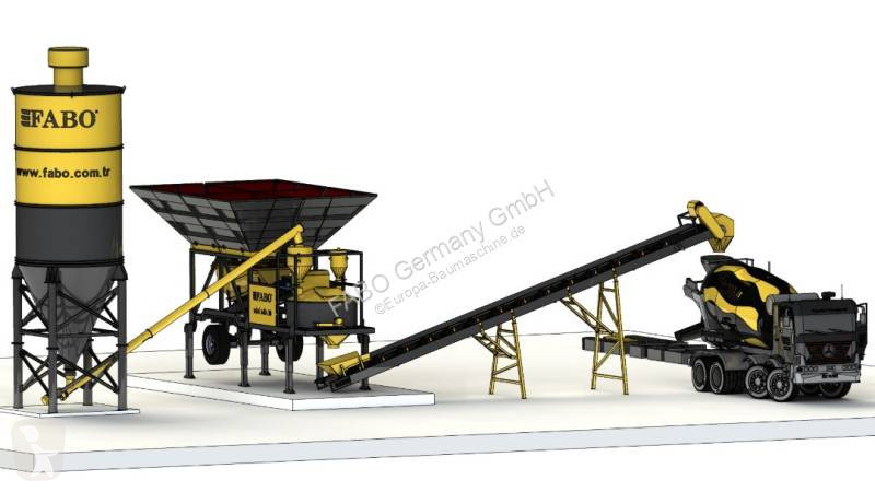 Beton Fabo  Mobile Betonmischanlage,...