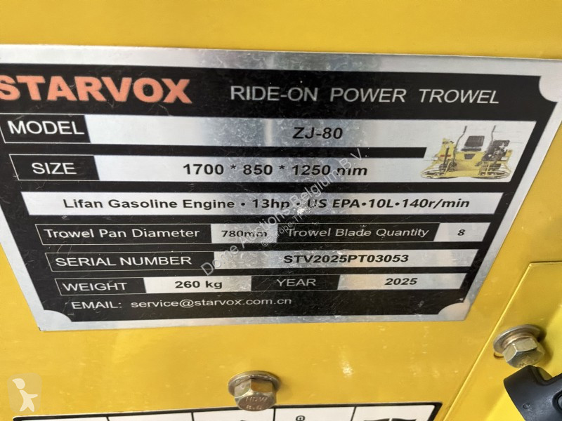 Техника для бетона Starvox ZJ-80
