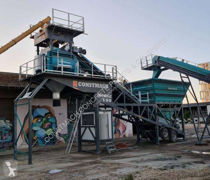 Beton Constmach 100 m³/h Mobile Concrete...