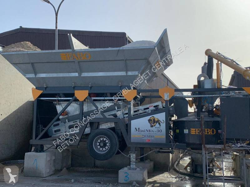 Beton Fabo  MINIMIX-30M3/H MINI CENTRALE À...