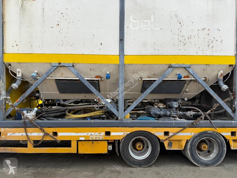 اسمنت Wirtgen WM400 + Broshuis Trailer -...