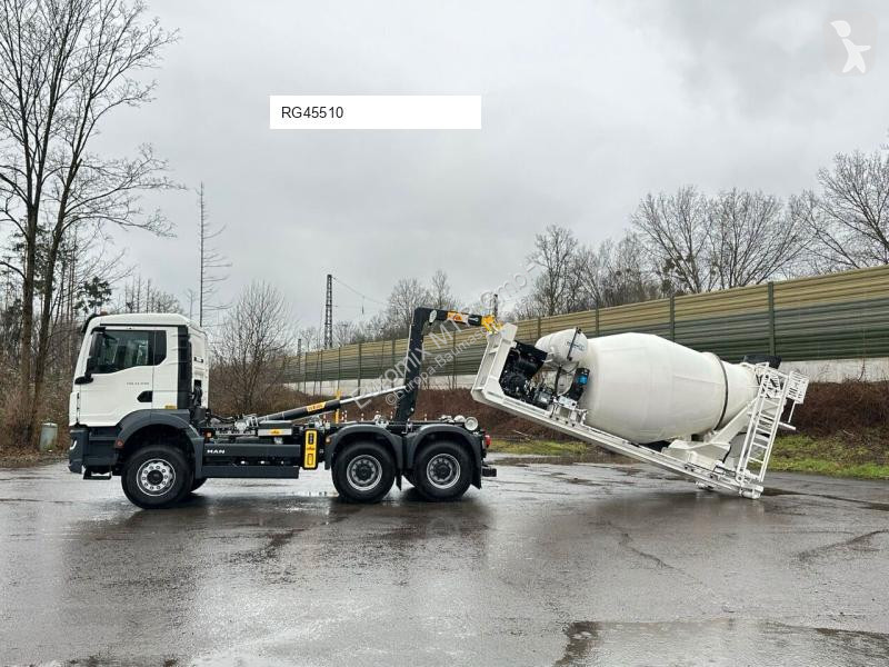 Beton  Abrollkipper Fahrmischer Aufbau