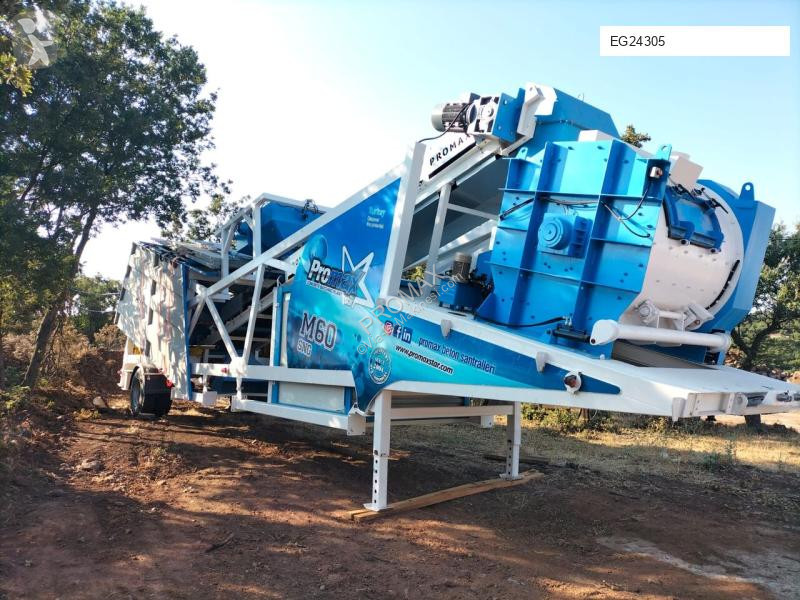 Betão  M60 m3/s Mobile Concrete Batching Plants