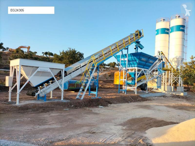 Betão  M60 m3/s Mobile Concrete Batching Plants