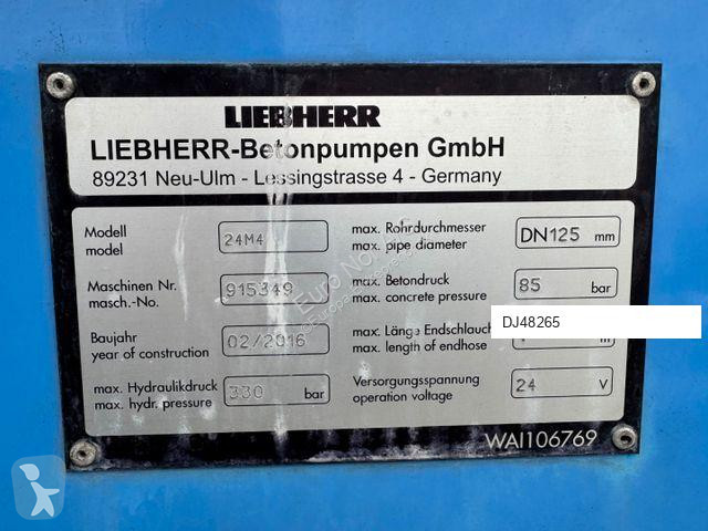 Béton Scania P370 6x4 Liebherr THP140H 24 M4 XH...