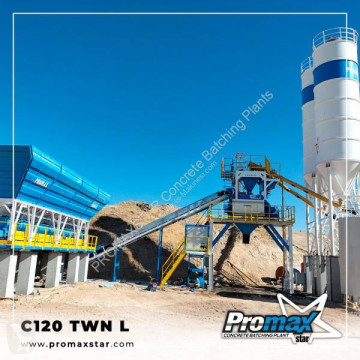 Promaxstar Compact Concrete Bathing Plant of 120m3/h