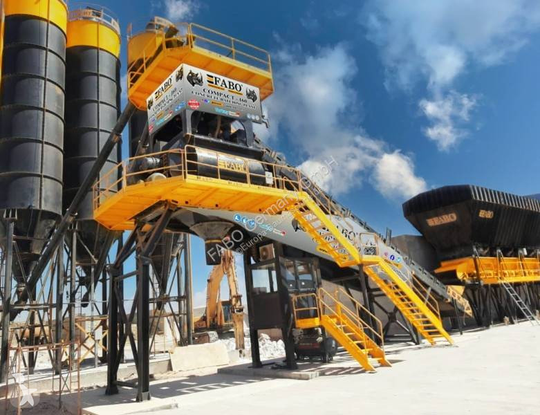 Betonárske zariadenie Fabo  160 m³/h Kompakte...