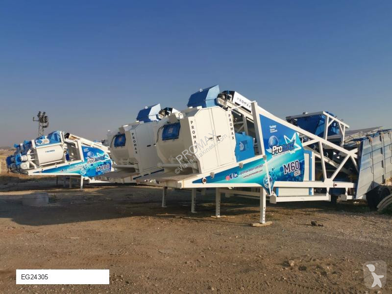 Betão  M60 m3/s Mobile Concrete Batching Plants