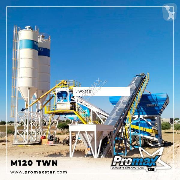 Beton  Mobile Concrete Batching Plant M120-TWN...
