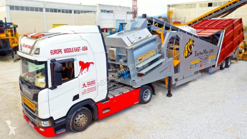 اسمنت Fabo  Turbomix-110 Mobile Betonmischanlage