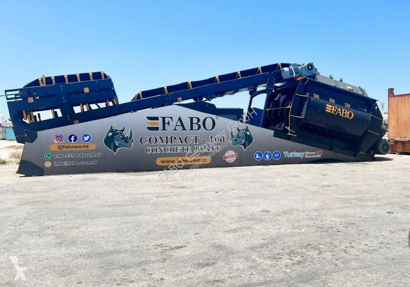 Betonárske zariadenie Fabo  160 m³/h Kompakte...