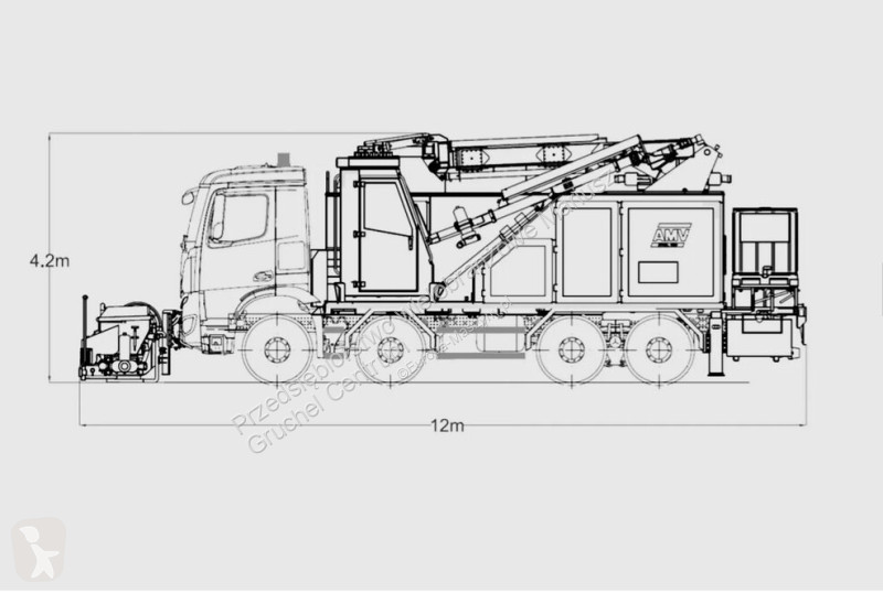 Бетоновоз  AMV 7450D - CONCRETE SPAYER