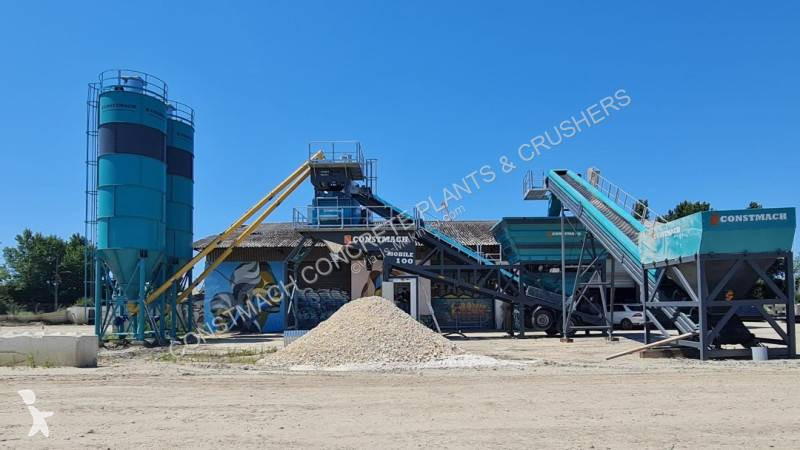 Beton Constmach 100 m³/h Mobile Concrete...