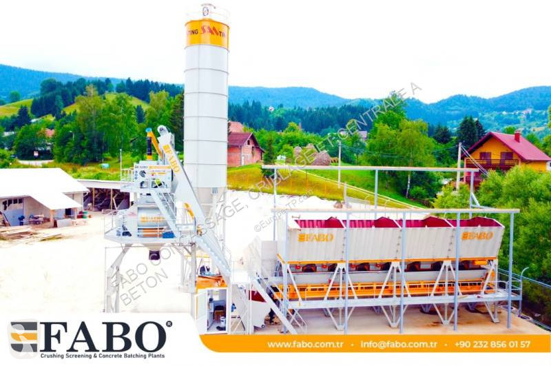 Beton Fabo  CENTRALE À BÉTON COMPACTE DE 110 M3/H