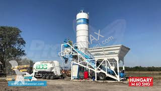 Betão  M60 m3/s Mobile Concrete Batching Plants