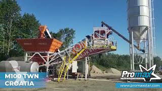 Beton  M100 Mobile Concrete Batching Plants