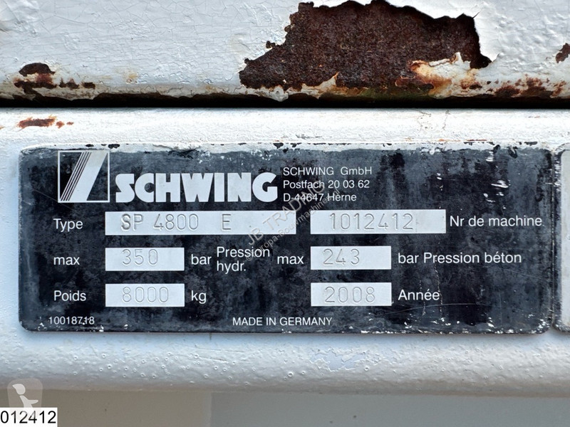 Техника для бетона Schwing Stetter E 350 bar...