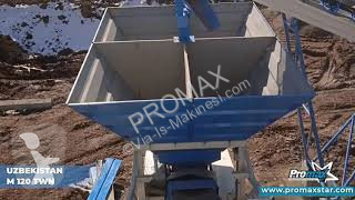 Beton  Mobile Concrete Batching Plant M120-TWN...