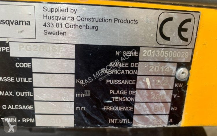 Betoniera Husqvarna surfaceuse ponceuse sol beton