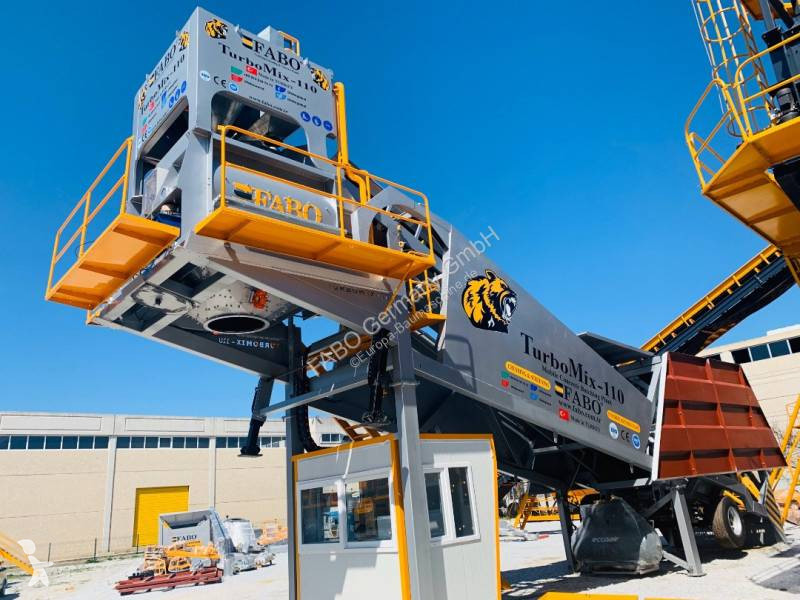 اسمنت Fabo  Turbomix-110 Mobile Betonmischanlage