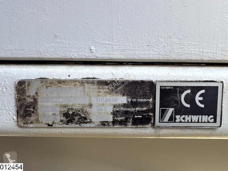 Beton Schwing Stetter SP 8800 E 2008, 330 bar...