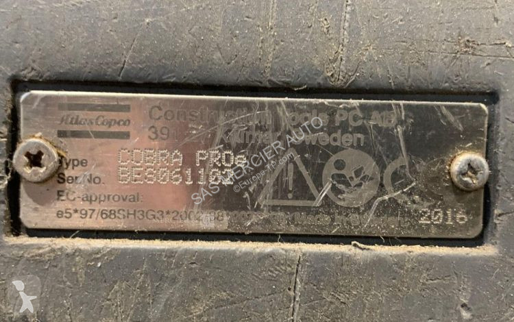 Matériel de chantier Atlas Copco brise beton...