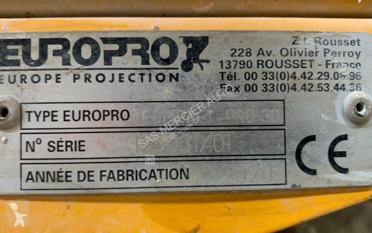 Béton Europro projeteuse a mortier et enduit...