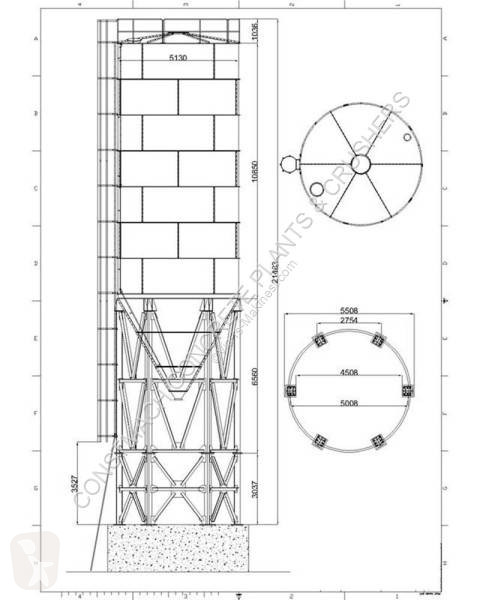 Beton Constmach 200 Ton Capacity Cement Silo