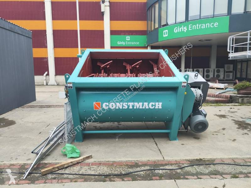 Betong Constmach Double Shaft Concrete Mixer...