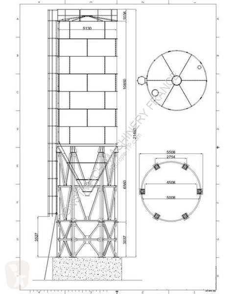 Beton Constmach Silo à Ciment d'une Capacité de...