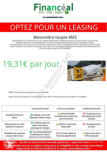 اسمنت CLC BETON TRUCK MOBIL 1 ou 2 m3