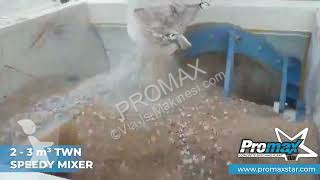 Beton  2m3 / 3m3 / 5m3 TWIN SHAFT MIXER
