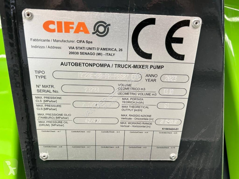 Betonárske zariadenie Cifa MK28E Magnum