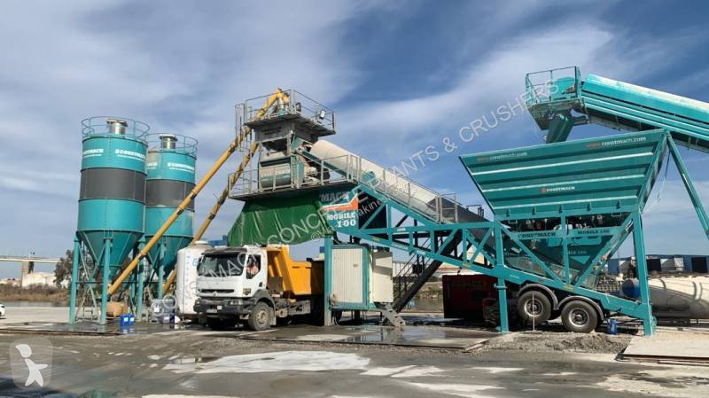 Beton Constmach 100 m³/h Mobile Concrete...
