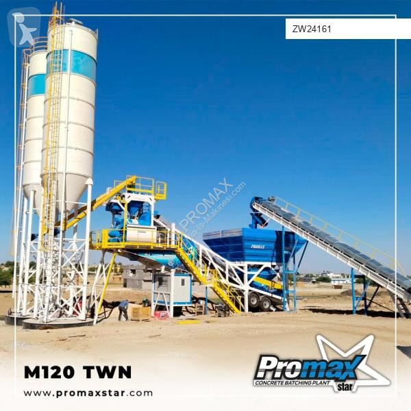 Beton  Mobile Concrete Batching Plant M120-TWN...