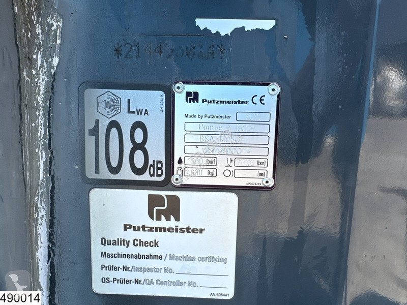 شاحنة Putzmeister 1408E 110 kW, 106 bar, 79...