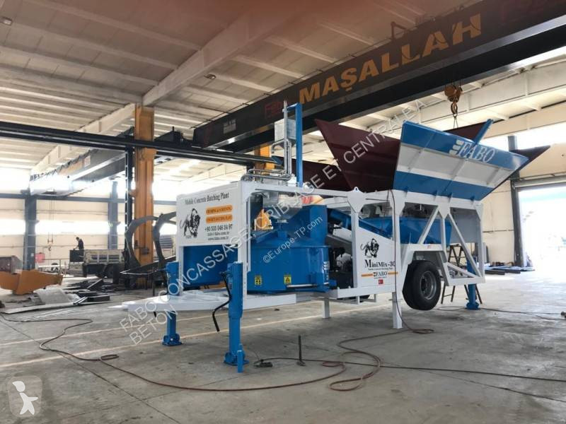 اسمنت Fabo  MINIMIX-30M3/H MINI CENTRALE À...