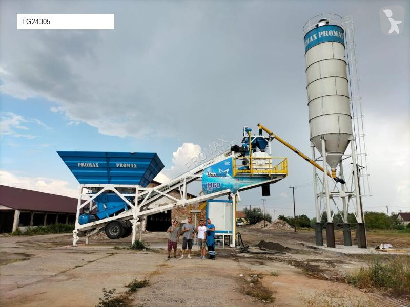 Betão  M60 m3/s Mobile Concrete Batching Plants