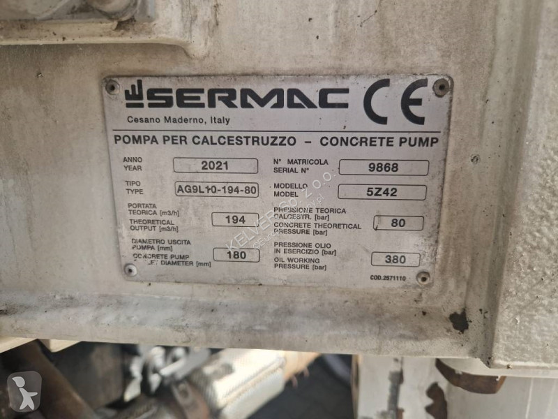 Beton Volvo FMX 500 * 2021r. * SERMAC 5Z42 *...