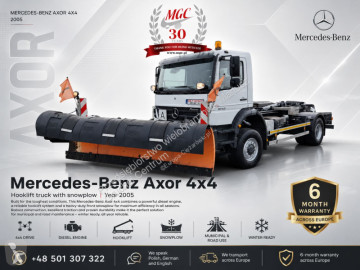 Mercedes Axor 1833 4X4 / SERVICED! / SCHMIDT PLOW