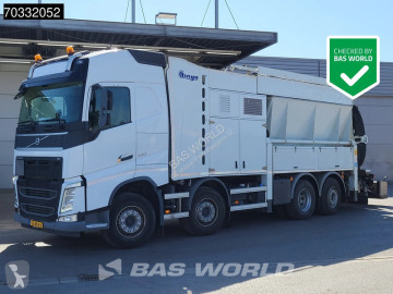 Volvo NL FH 540 FH 8X2 -truck APK Longo Rhino Saugbagger Lift+steering axle Retarder Euro 6
