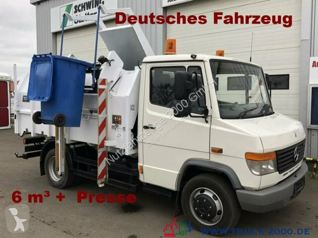 Vedere le foto Veicolo per la pulizia delle strade Mercedes 814 D 6m³Seitenlader*Presse*1.Hand*DeutscherLKW