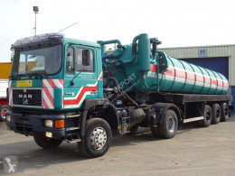 曼恩 19.322 + Mabo Toilet/Vacuum Trailer 25.000L Full Steel Good Working 洒水车 二手