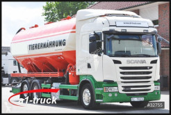 Camión Scania G400 Köhler 32m³ Silo Futter Saug Pellets cisterna alimentario usado