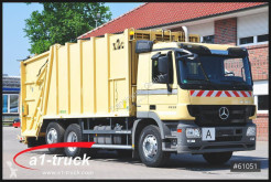 Maquinaria vial camión volquete para residuos domésticos usado Mercedes Actros 2632 L, Haller X2C + Zoeller Delta 2301, TÜV NEU