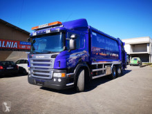 Camion benne à ordures ménagères Scania P400 EURO V garbage truck mullwagen