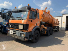 Maquinaria vial camión limpia fosas usado Mercedes 2635 Saugwagen 3 Achser